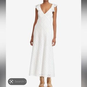 Ralph Lauren Polo white maxi dress